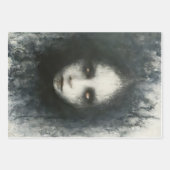 Portret van een geest - Decoupage - Inpakpapier Vel (Voorkant)