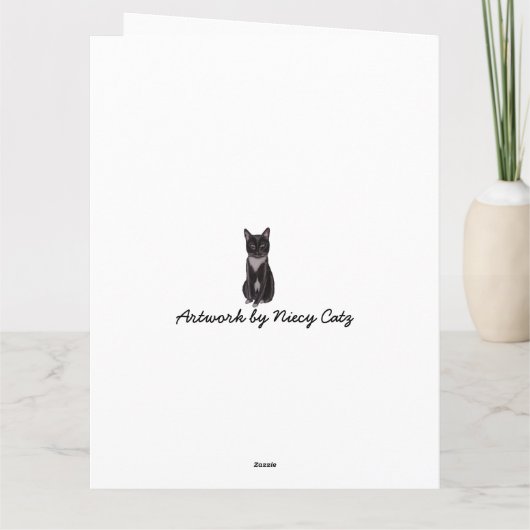 Portret van een geest, Halloween Kaart (Achterkant)