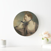 Portret van een geïrriteerde vrouw grote klok (Huis)