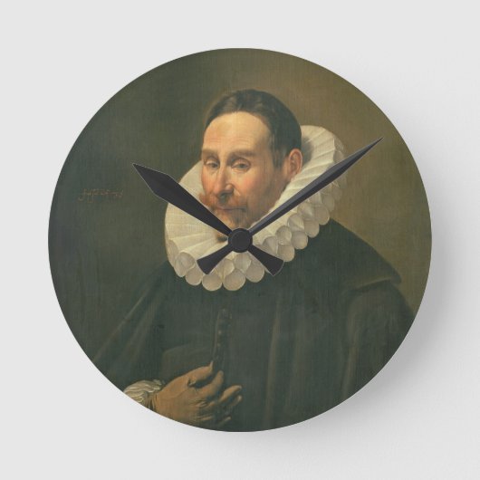 Portret van een Gentleman, 1578 Ronde Klok (Voorkant)