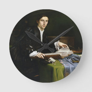 Portret van een Gentleman in zijn studie, 1528-30  Ronde Klok
