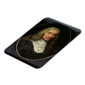 Portret van een Gentleman (olie op doek) Magneet (Linkerzijde)