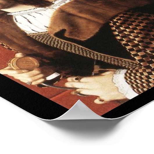 Portret van een Gentleman-Poster Poster (Hoek)