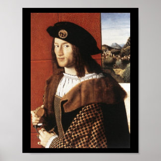 Portret van een Gentleman-Poster Poster