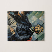 Portret van een gerenommeerde verkoper: kunst legpuzzel (Horizontaal)