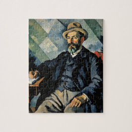 Portret van een gerenommeerde verkoper:  kunst legpuzzel