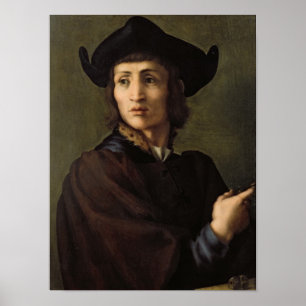 Portret van een Goldsmith Poster