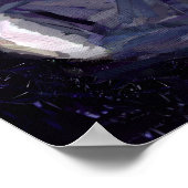 Portret van een gotische bruid poster (Hoek)