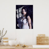 Portret van een gotische bruid poster (Keuken)
