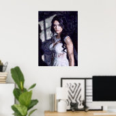 Portret van een gotische bruid poster (Thuiskantoor)