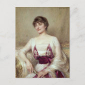 Portret van een gravin briefkaart (Voorkant)