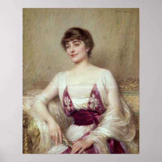 Portret van een gravin poster (Voorkant)