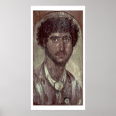 Portret van een Griek uit Fayum, Romano-Egyptenaar Poster (Voorkant)