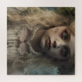 Portret van een griezelig ondood Victoriaans blond Legpuzzel (Horizontaal)