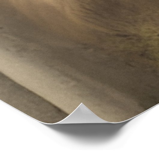 Portret van een griezelig ondood Victoriaans blond Poster (Hoek)