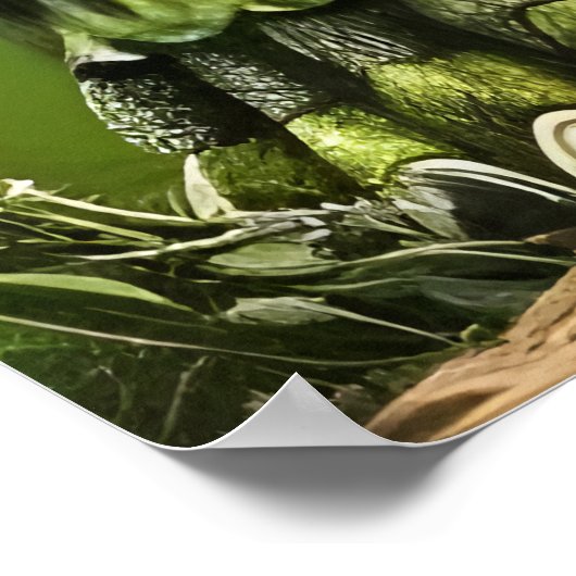 Portret van een groot fantasiebeest | AI Art Poste Poster (Hoek)