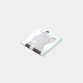 Portret van een Happy French Bulldog Post-it® Notes (Schuin)