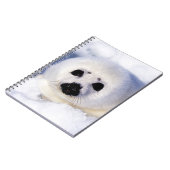 Portret van een Harp Seal Pup Notitieboek (Linkerzijde)