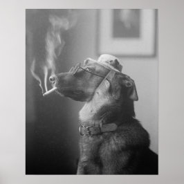 Portret van een hond, 1923.  foto poster