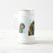 Portret van een hond bierpul (Voorkant links)