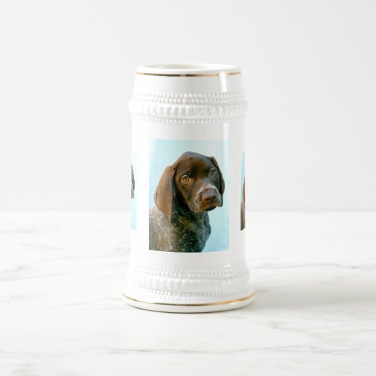 Portret van een hond bierpul (Center)