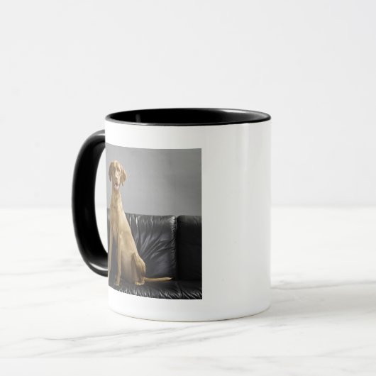 Portret van een hond mok (Voorkant links)