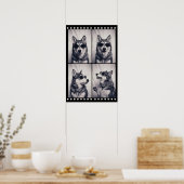 Portret van een husky poster (Keuken)