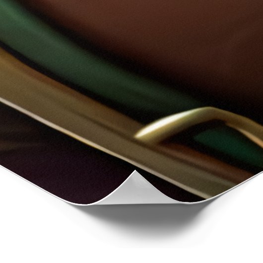 Portret van een hybride van het orkhalfling | AI A Poster (Hoek)