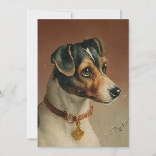 Portret van een Jack Russel Terriër | Carl Reicher (Voorkant)