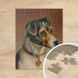 Portret van een Jack Russel Terriër Carl Reicher Legpuzzel