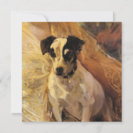 Portret van een Jack Russell Dog (Animal Art) Kaart