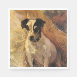 Portret van een Jack Russell Dog (Animal Art) Servet