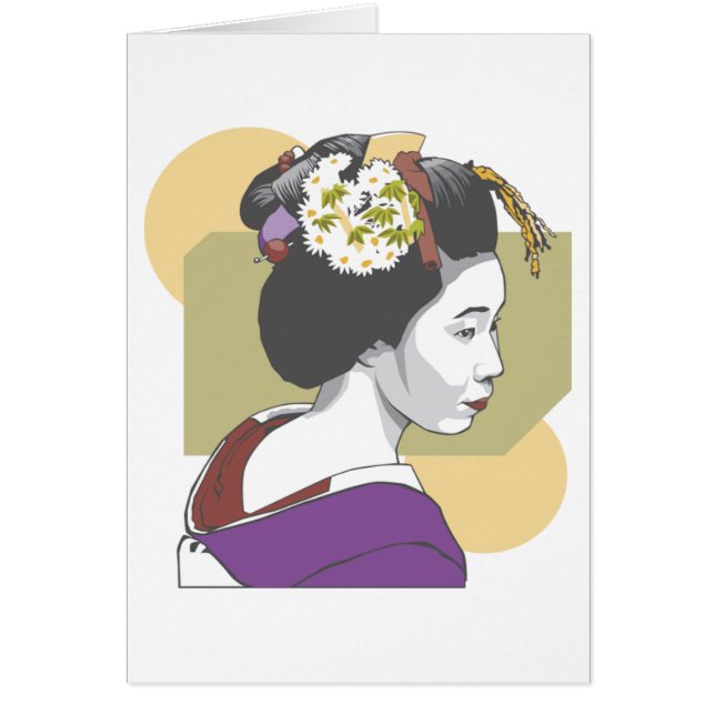 Portret van een Japanse vrouw (Voorkant)