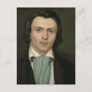 Portret van een jong man briefkaart