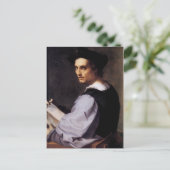 Portret van een jong Man Briefkaart (Staand voorkant)