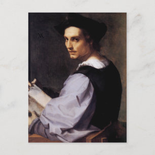 Portret van een jong Man Briefkaart