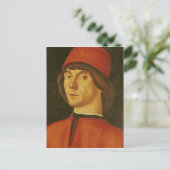 Portret van een jong Man Briefkaart (Staand voorkant)