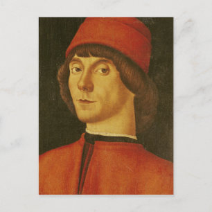 Portret van een jong Man Briefkaart