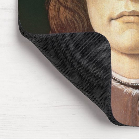 Portret van een jong Man, c.1480-85 Muismat (Hoek)