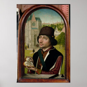 Portret van een jong Man, c.1480 Poster