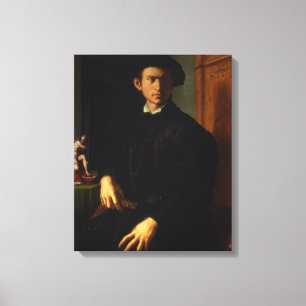 Portret van een jong man, c.1532-40 (olie op het p canvas afdruk