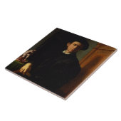 Portret van een jong man, c.1532-40 (olie op het p tegeltje (Zijkant)