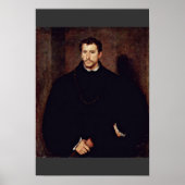 Portret van een jong Man (de jonge Engelsman) Poster (Voorkant)