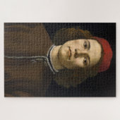 Portret van een jong Man (door Sandro Botticelli) Legpuzzel (Horizontaal)