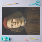 Portret van een jong Man (door Sandro Botticelli) Tissuepapier (Craft)