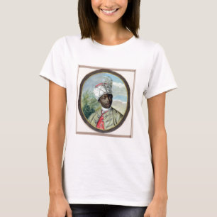 Portret van een jong Man (m/v en lichaamskleur op T-shirt