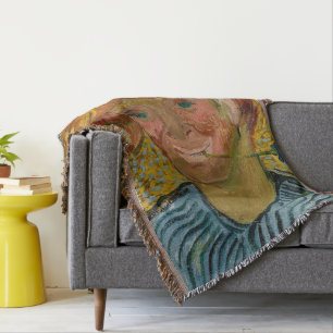 Portret van een jong Man met Cornflower, Van Gogh Deken