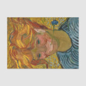 Portret van een jong Man met Cornflower, Van Gogh Tissuepapier (Voorkant)