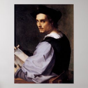 Portret van een jong Man Poster