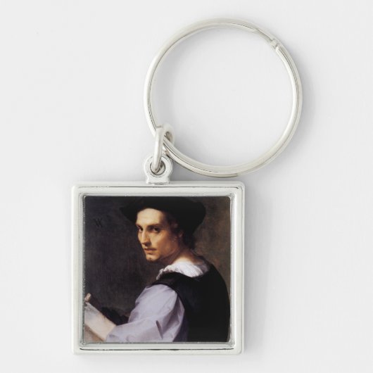 Portret van een jong Man Sleutelhanger (Voorkant)